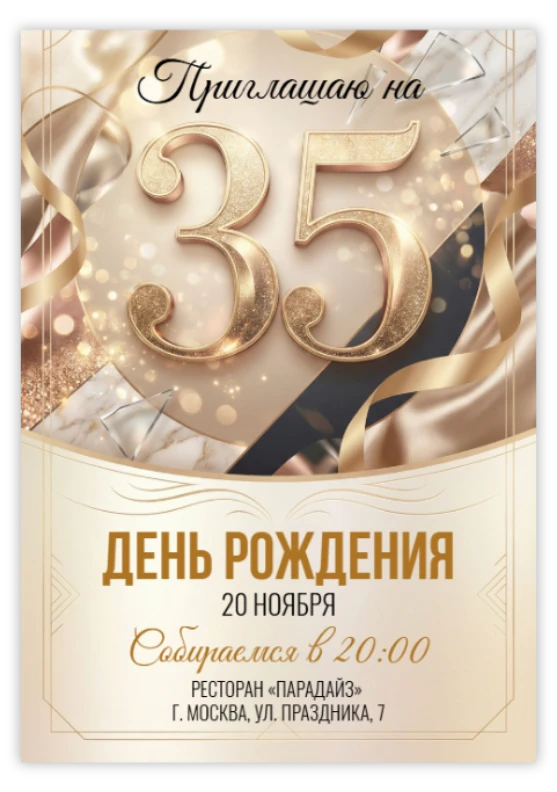 Юбилей 35 лет
