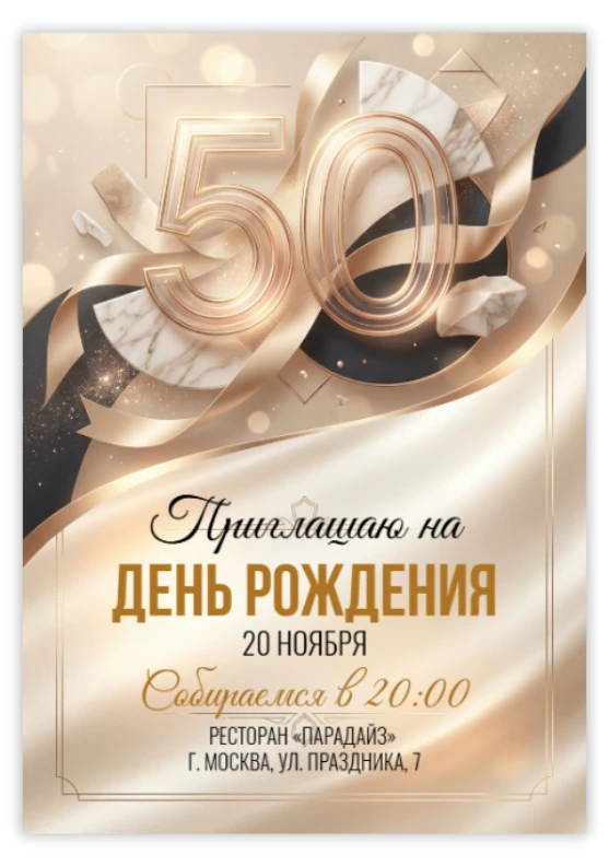 Юбилей 50 лет