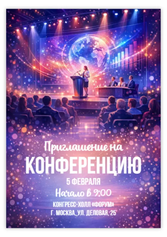 Пригласительное на конференцию